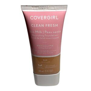 Covergirl Clean Fresh Skin Milk Foundation Medium 560 Coconut Milk & Aloe